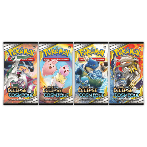 Artset 4 Boosters Pokémon SL12 [Éclipse Cosmique] - Non trié - POKEMON FR - PokéSquad