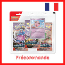 Charger l&#39;image dans la galerie, [Précommande] Tripack - 3 Boosters EV05 [Forces Temporelles] - POKEMON FR - Illustration au choix - PokéSquad
