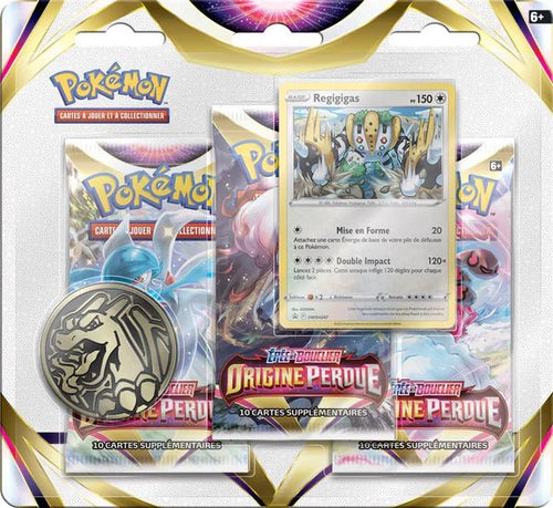 Tripack - 3 Boosters EB11 [Origine Perdue] POKEMON FR - Illustration Regigigas - PokéSquad