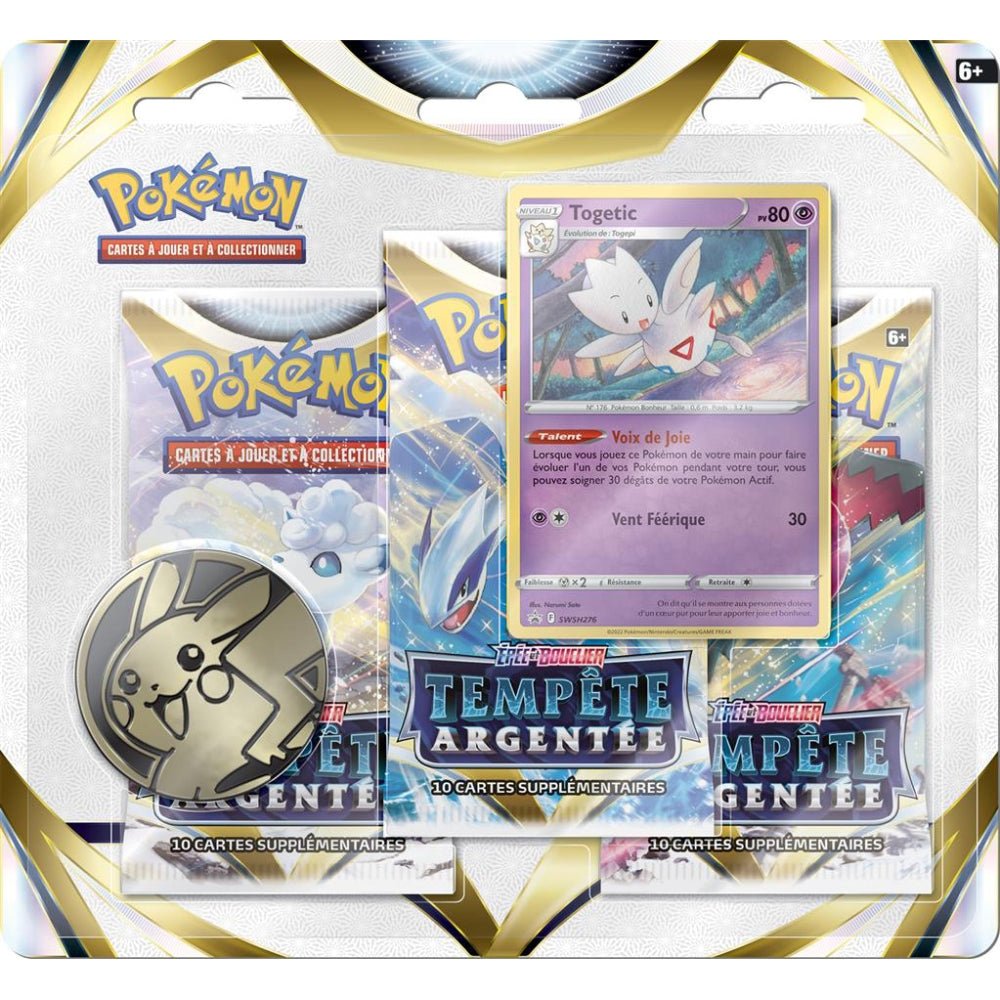 Tripack - 3 Boosters EB12 [Tempête Argentée] POKEMON FR - Illustration Togetic - PokéSquad