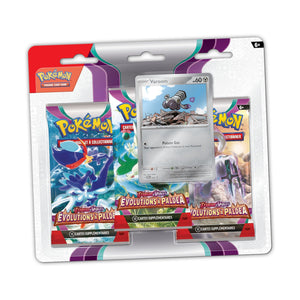 Tripack - 3 Boosters EV02 [Évolutions à Paldea] POKEMON FR - Illustration Vrombi - PokéSquad