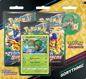 Tripack Pin's Collection Gorythmic - 3 Boosters EB12.5 [Zénith Suprême] POKEMON FR - PokéSquad